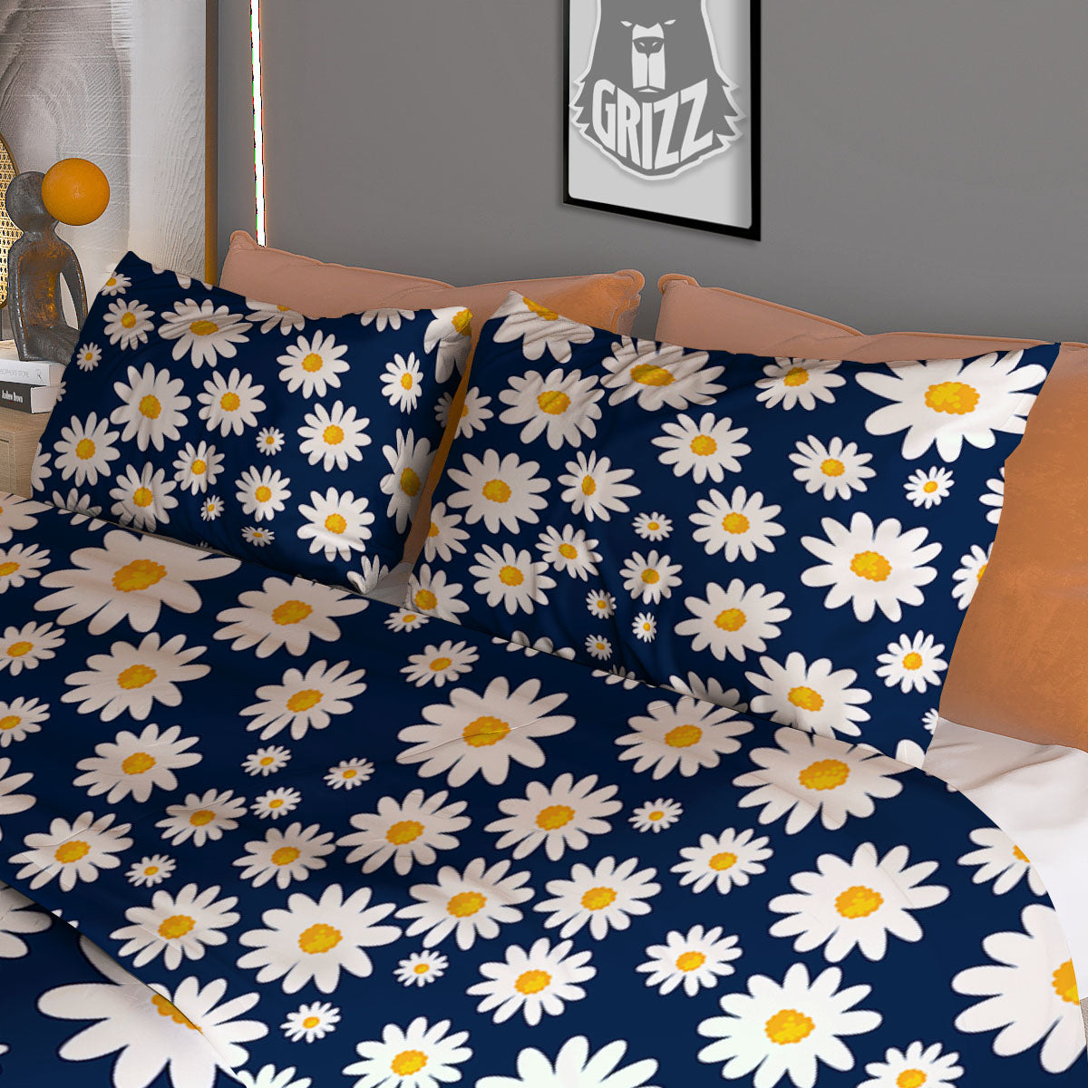 Little Daisy Daisy Print Duvet Cover Bedding Set