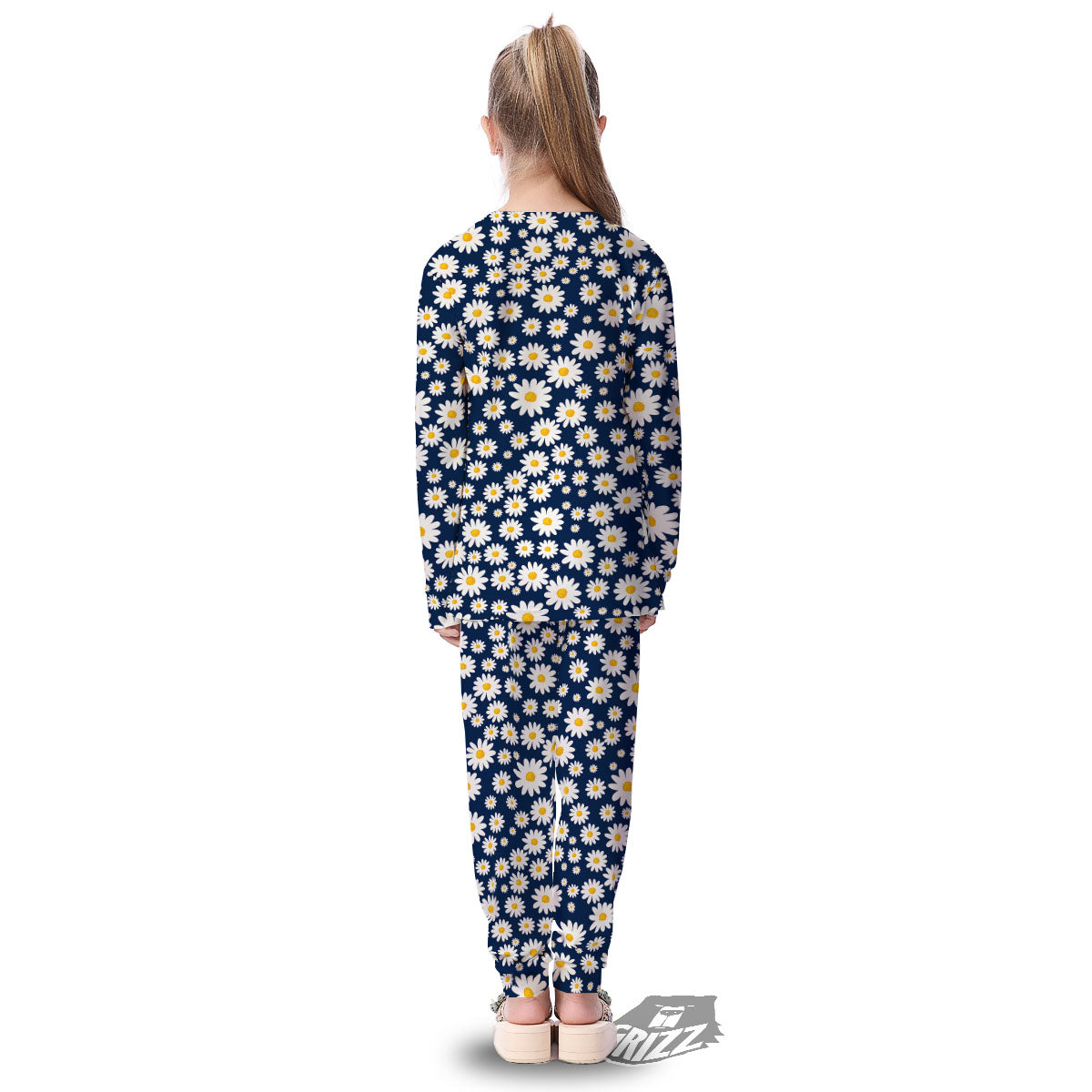 Little Daisy Daisy Print Kid's Pajamas-grizzshop