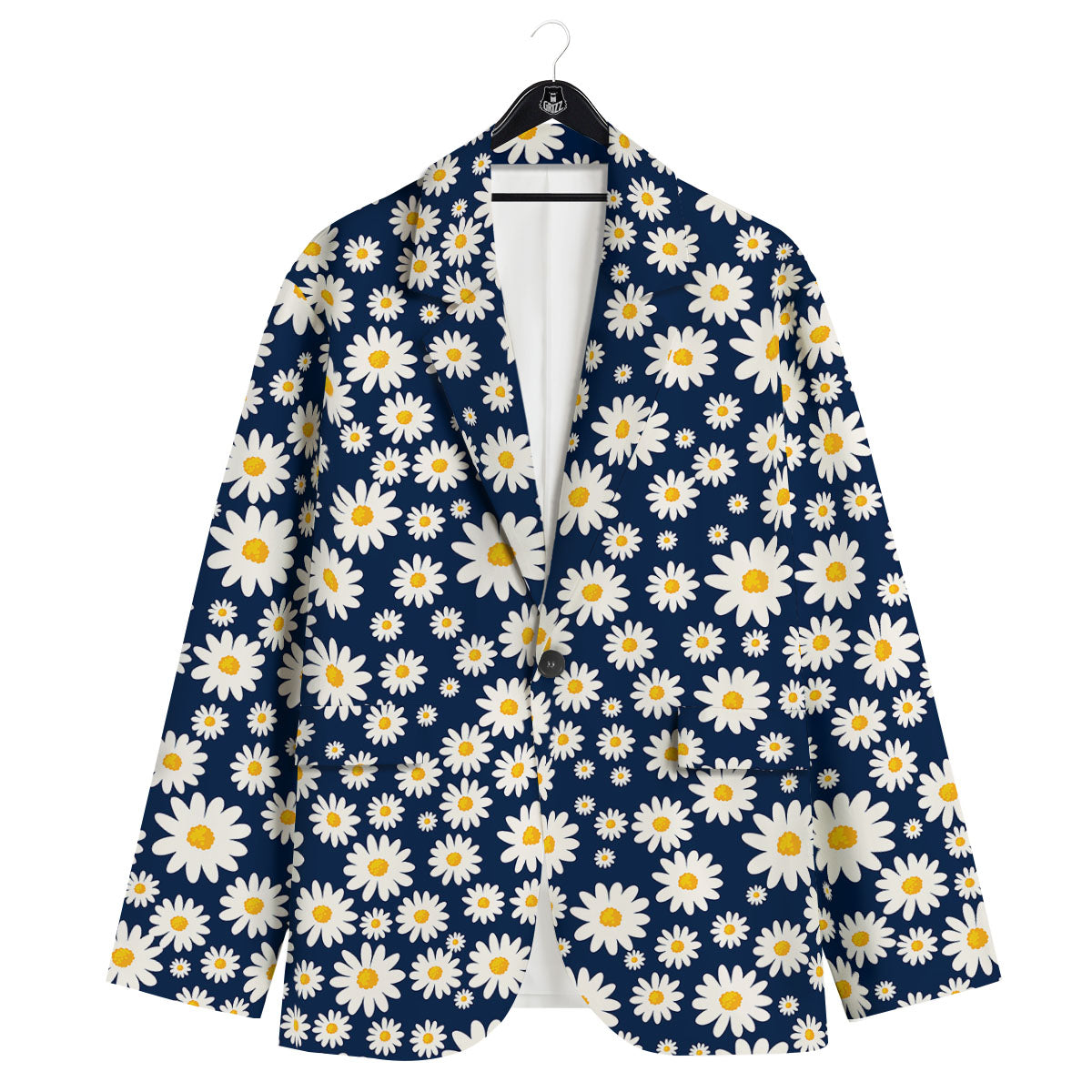 Little Daisy Daisy Print Men's Sport Coat-grizzshop