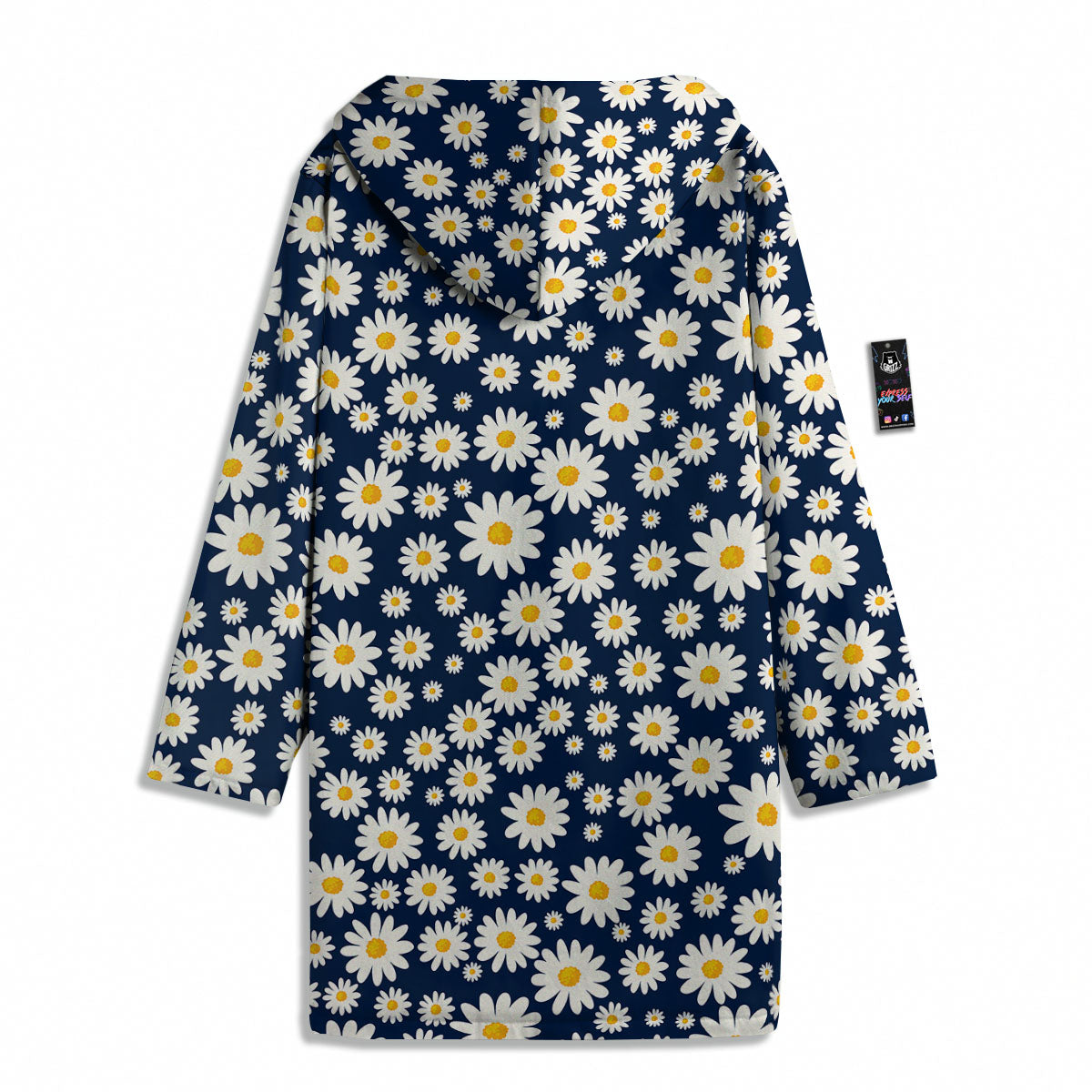 Little Daisy Daisy Print Men's Windbreaker Jacket-grizzshop
