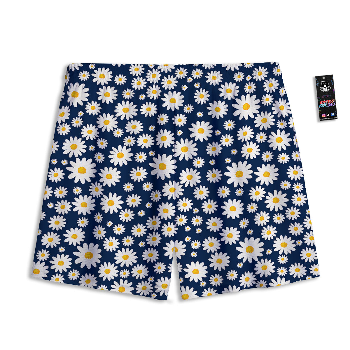 Little Daisy Daisy Print Mesh Shorts