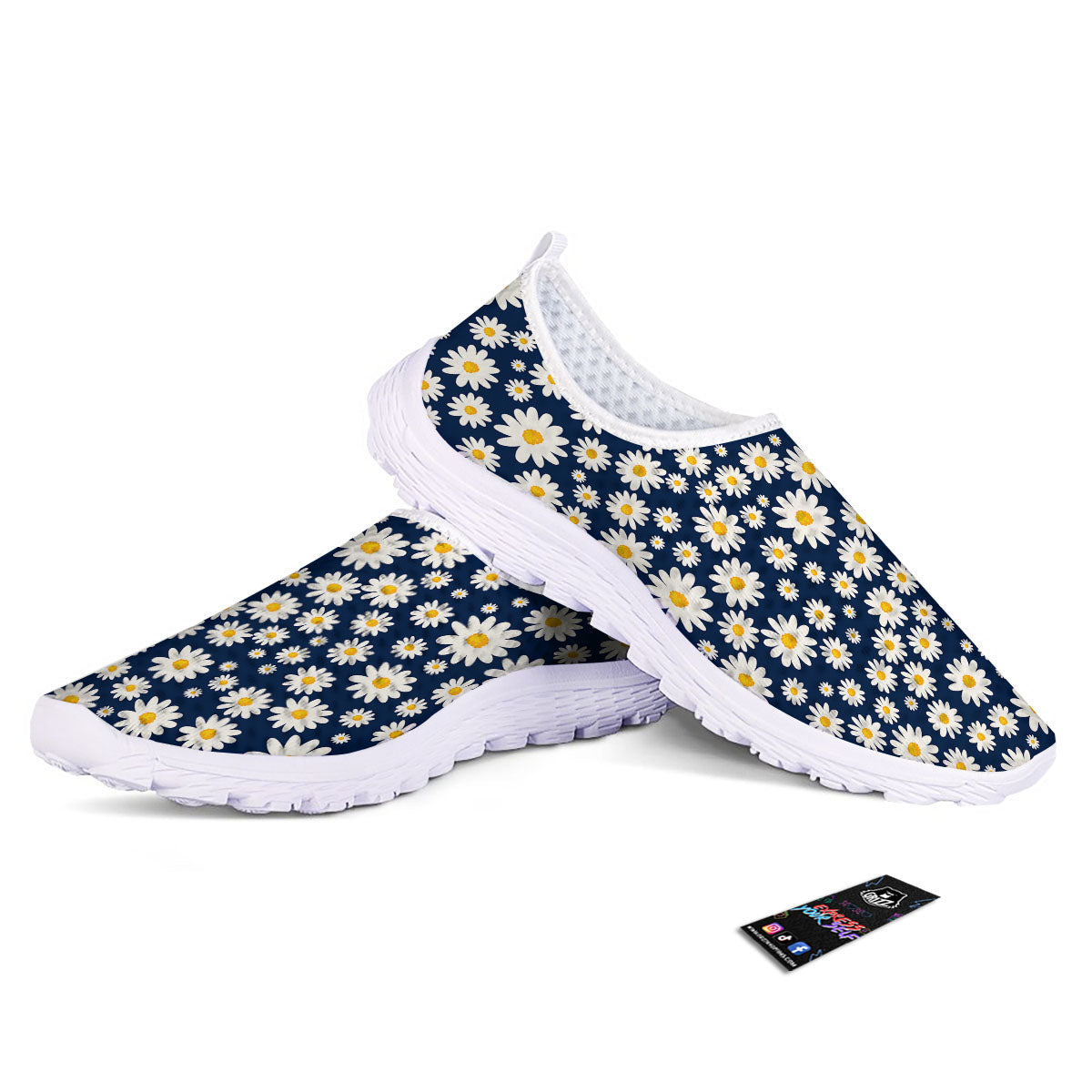 Little Daisy Daisy Print Nurse Shoes-grizzshop