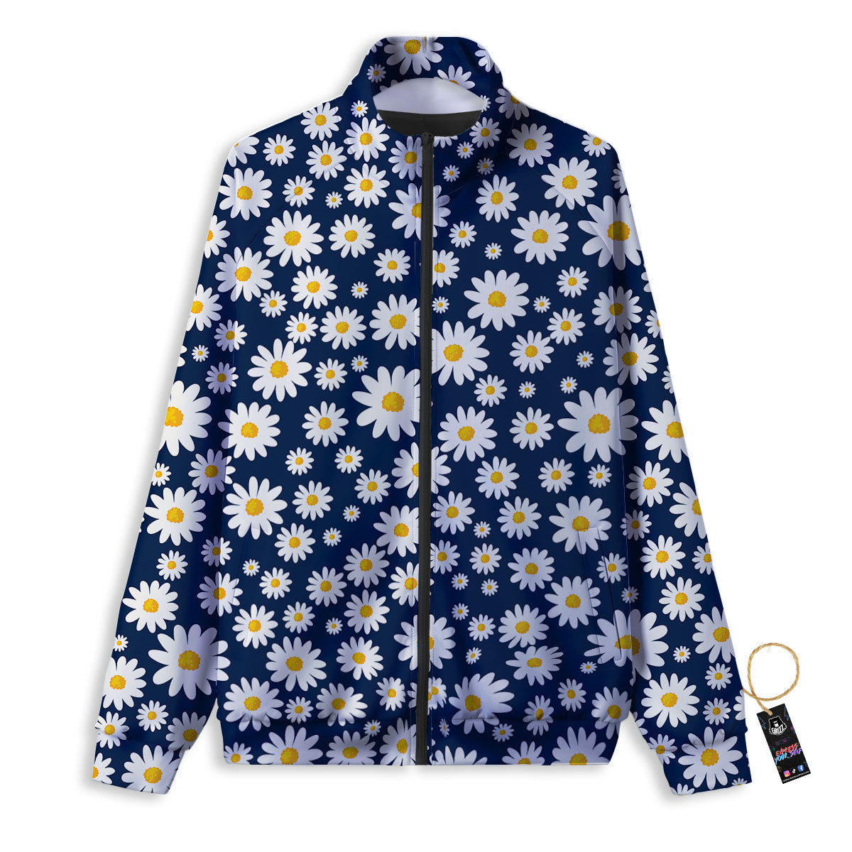 Little Daisy Daisy Print Track Jacket-grizzshop