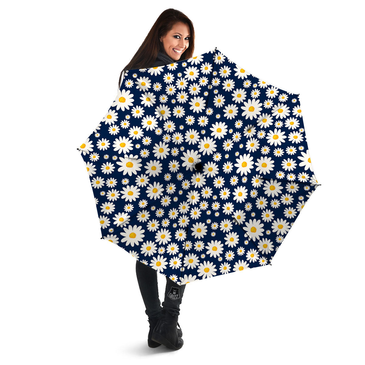 Little Daisy Daisy Print Umbrella-grizzshop