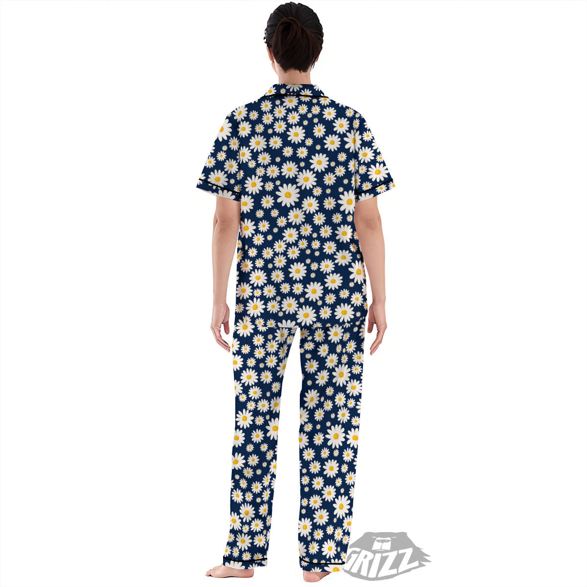 Little Daisy Daisy Print Women's Pajamas Set-grizzshop