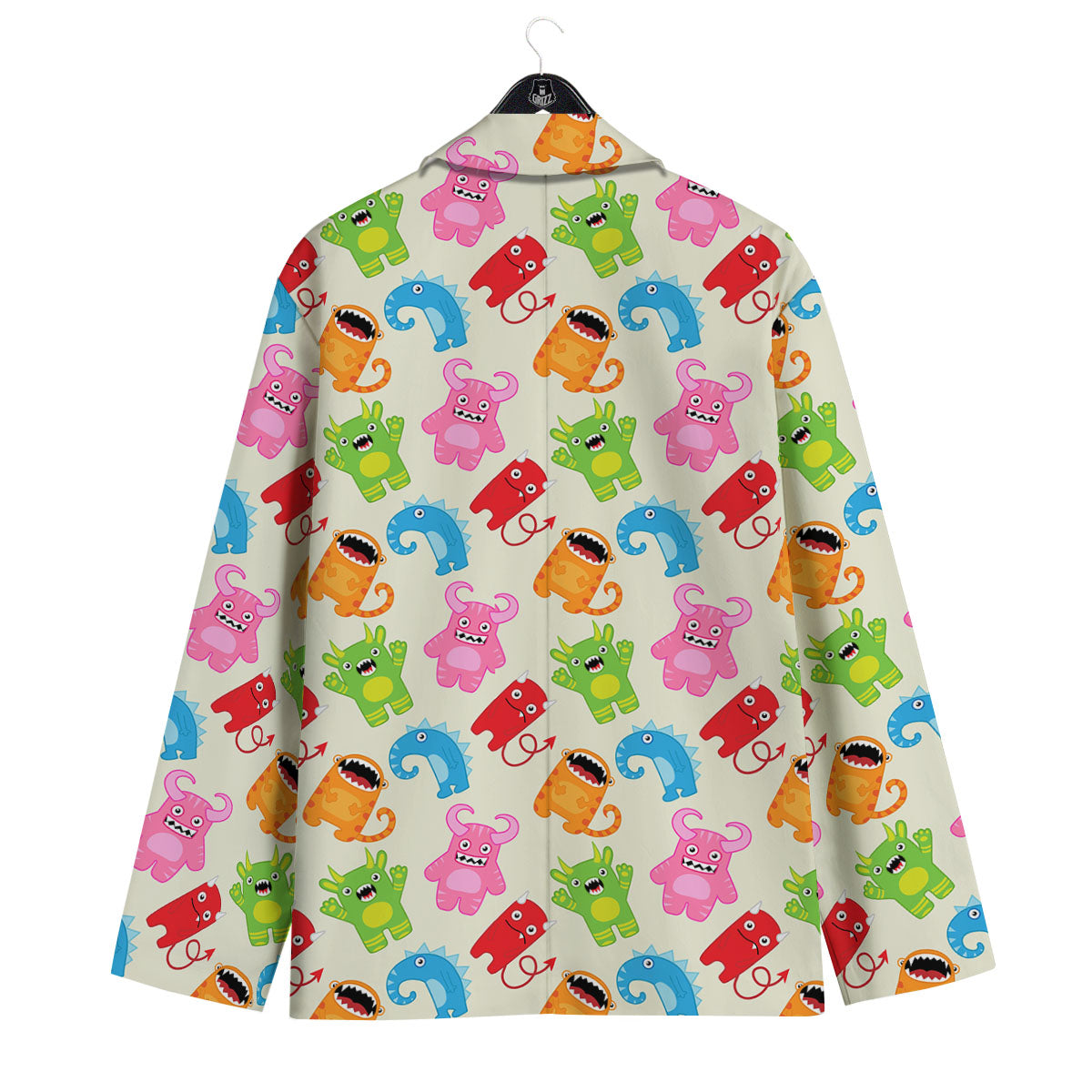 Little Monster Print Pattern Men's Sport Coat-grizzshop