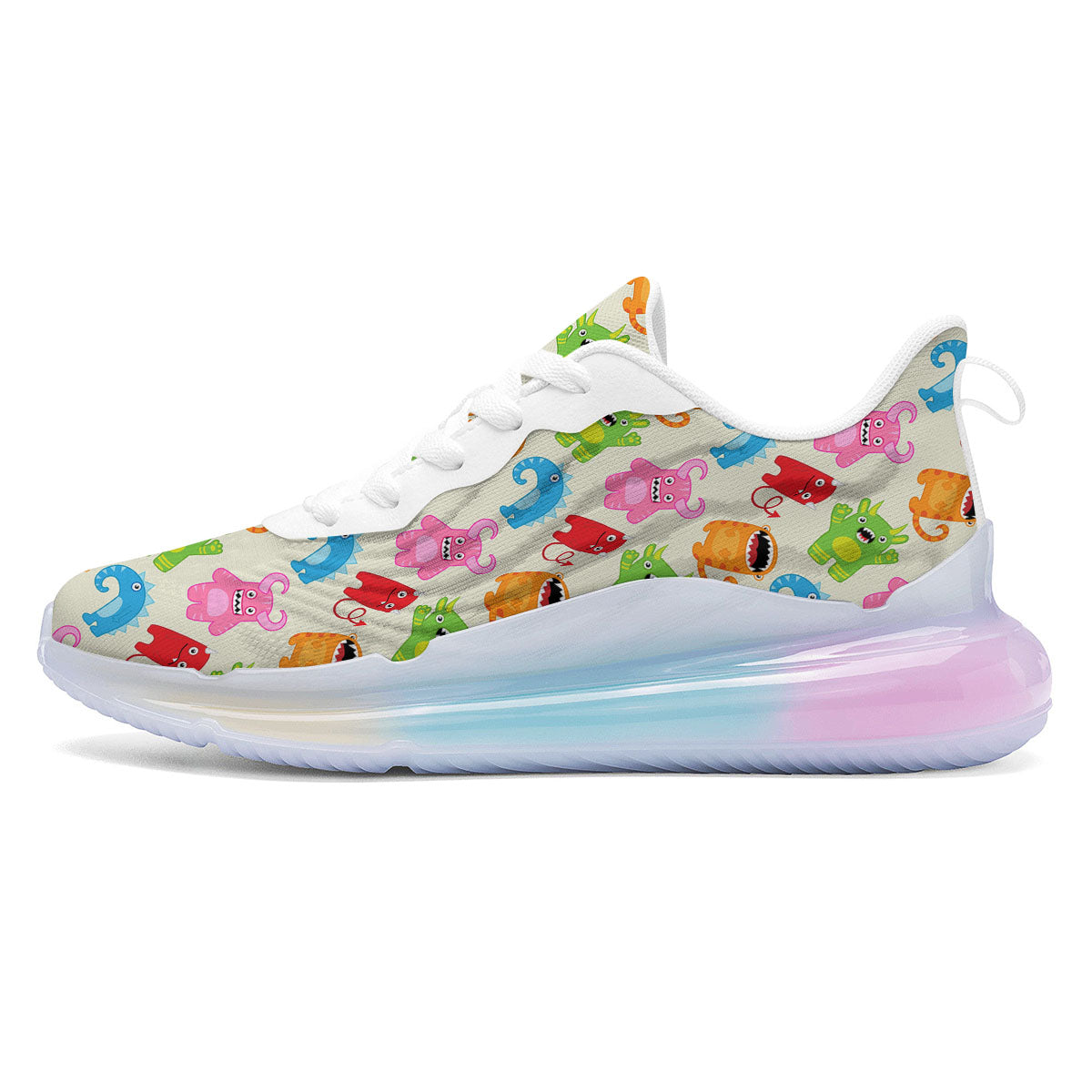 Little Monster Print Pattern Running Sneakers-grizzshop