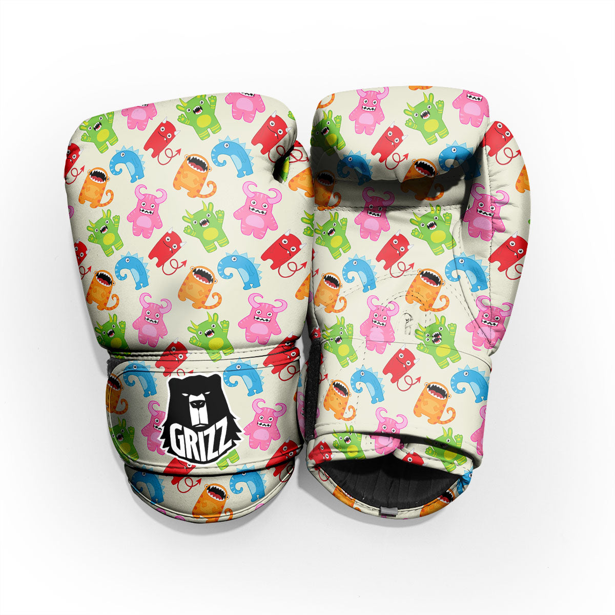 Little Monster Print Pattern Pro Boxing Glove