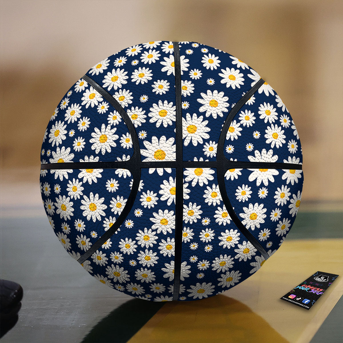 Little Daisy Daisy Print Basketball