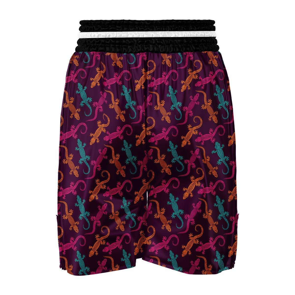 Lizard Pattern Print Boxing Shorts-grizzshop