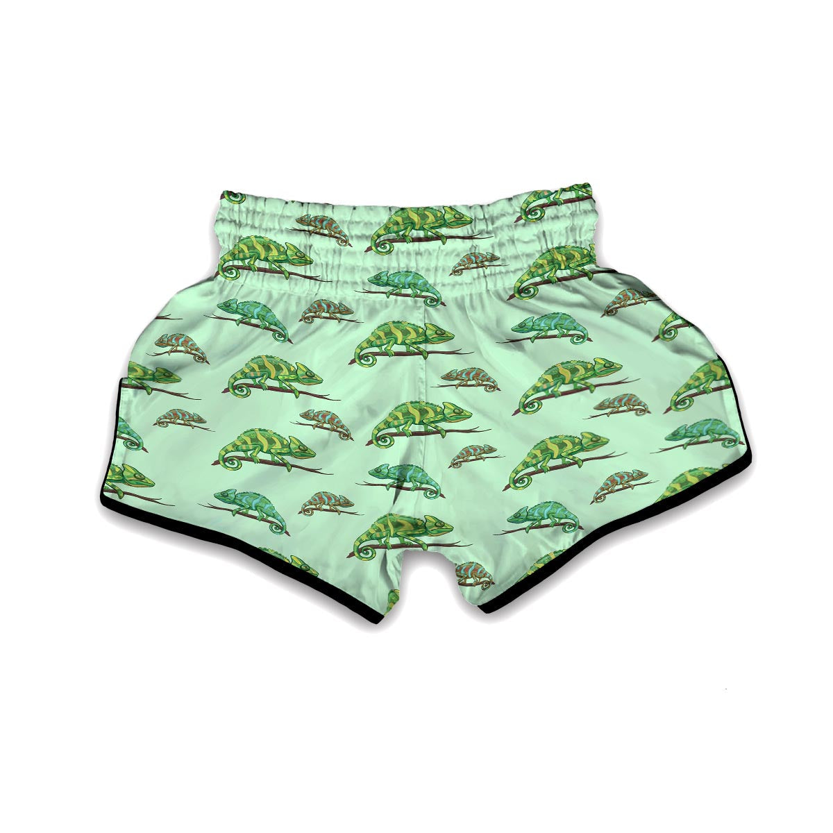 Lizard Print Pattern Muay Thai Boxing Shorts-grizzshop