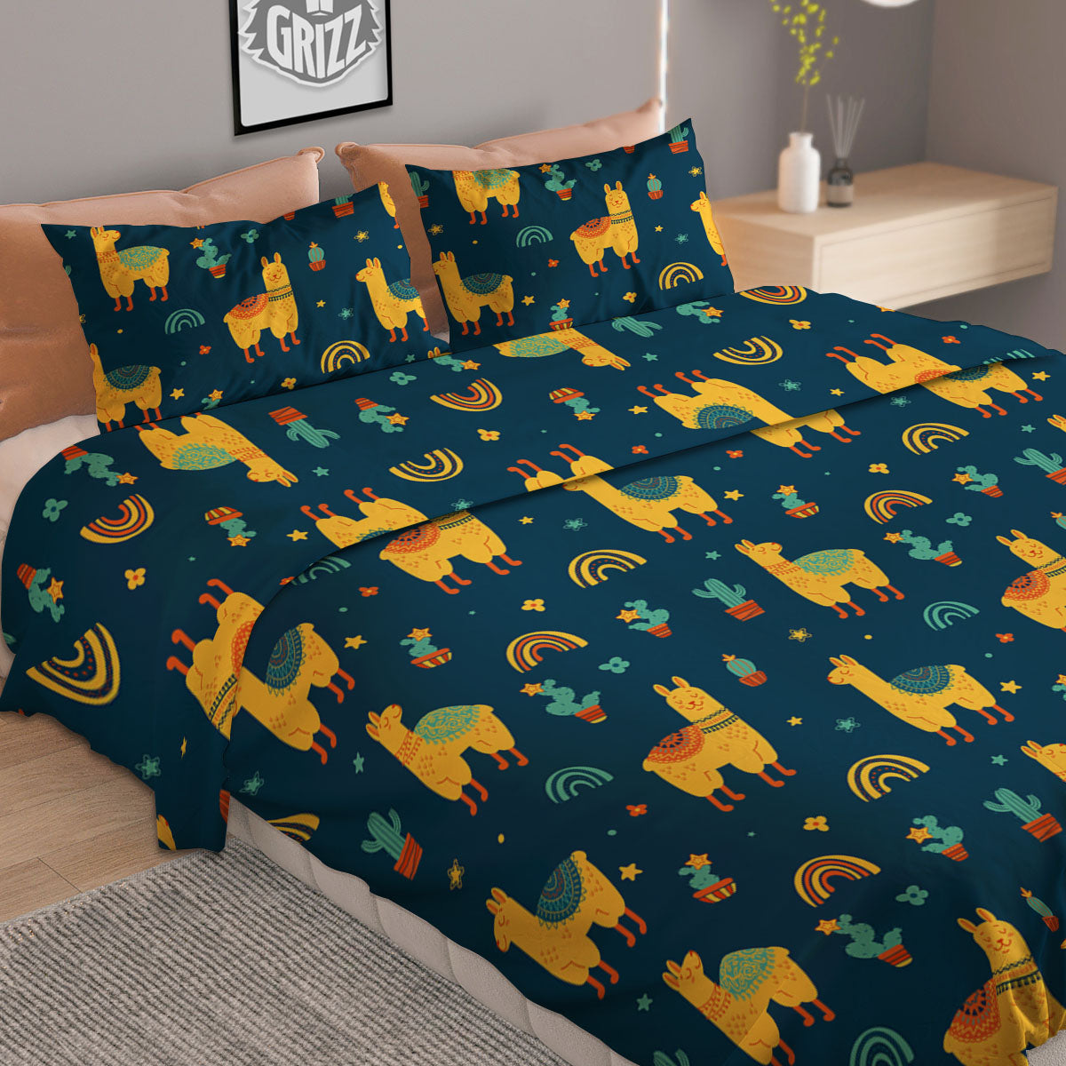 Kente Ethnic Print Pattern Duvet Cover Bedding Set