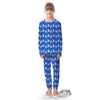 Llama Christmas Print Pattern Kid's Pajamas-grizzshop