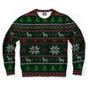 Llama Pattern Ugly Christmas Sweater-grizzshop