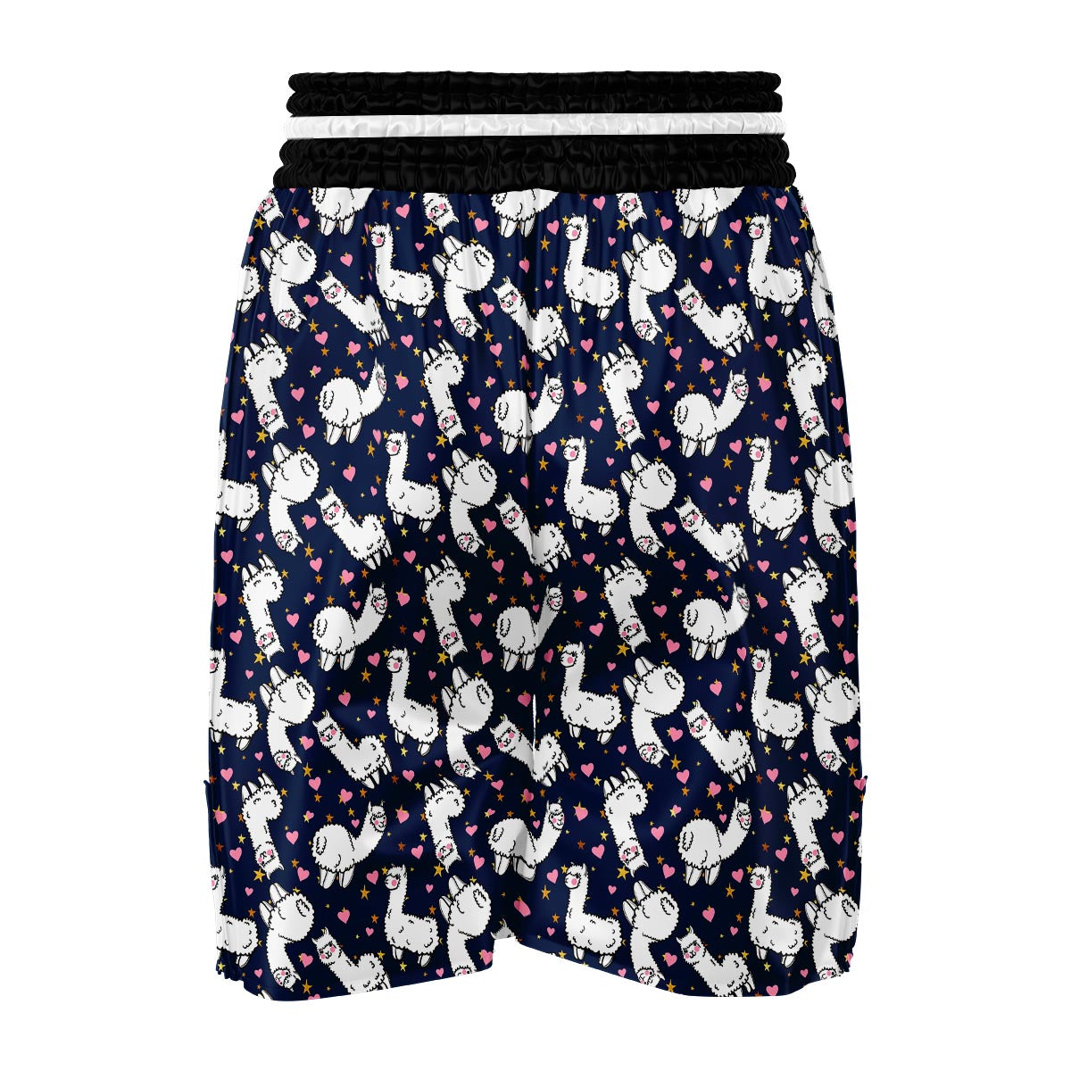 Llama Print Pattern Boxing Shorts-grizzshop