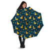 Llama Yellow Print Pattern Umbrella-grizzshop