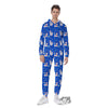 Llama Christmas Print Pattern Men's Jumpsuit-grizzshop