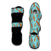 Lobster Pattern Print Muay Thai Shin Guards-grizzshop