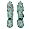 Lobster Pattern Print Muay Thai Shin Guards-grizzshop