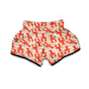 Lobster Print Pattern Muay Thai Boxing Shorts-grizzshop