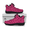 Lollipop Candy Pink Print Pattern Hiking Shoes-grizzshop