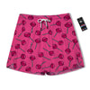 Lollipop Candy Pink Print Pattern Men's Running Shorts-grizzshop