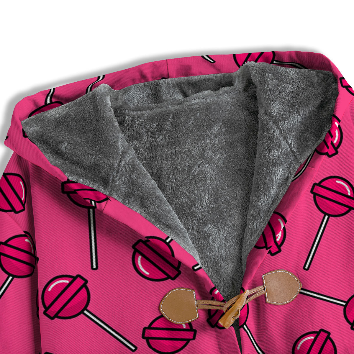 Lollipop Candy Pink Print Pattern Men's Windbreaker Jacket-grizzshop