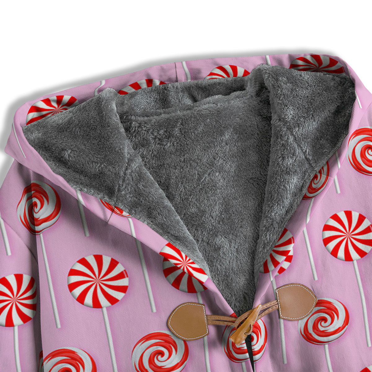 Lollipop Candy Red Print Pattern Men's Windbreaker Jacket-grizzshop