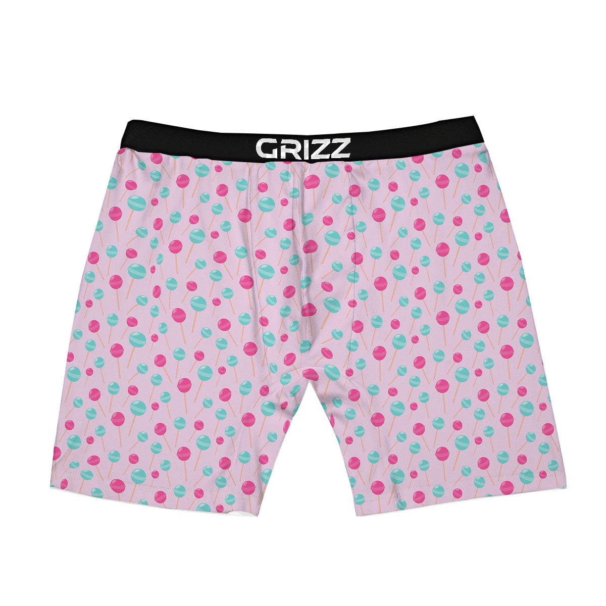 Lollipop Cartoon Print Pattern Boxer Briefs-grizzshop