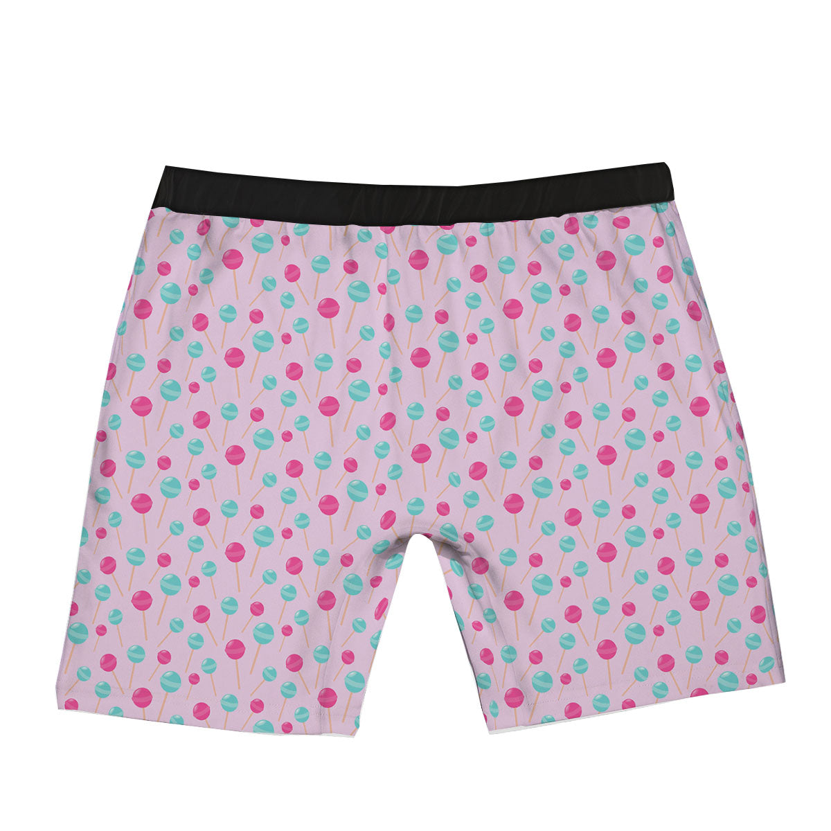 Lollipop Cartoon Print Pattern Boxer Briefs-grizzshop