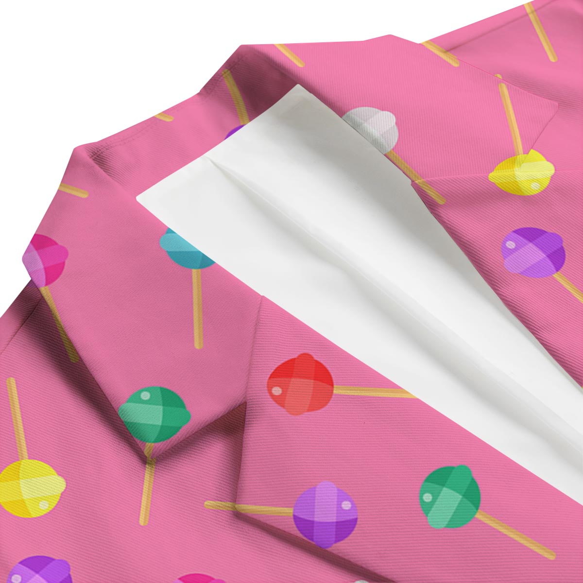 Lollipop Colorful Pattern Print Men's Blazer-grizzshop