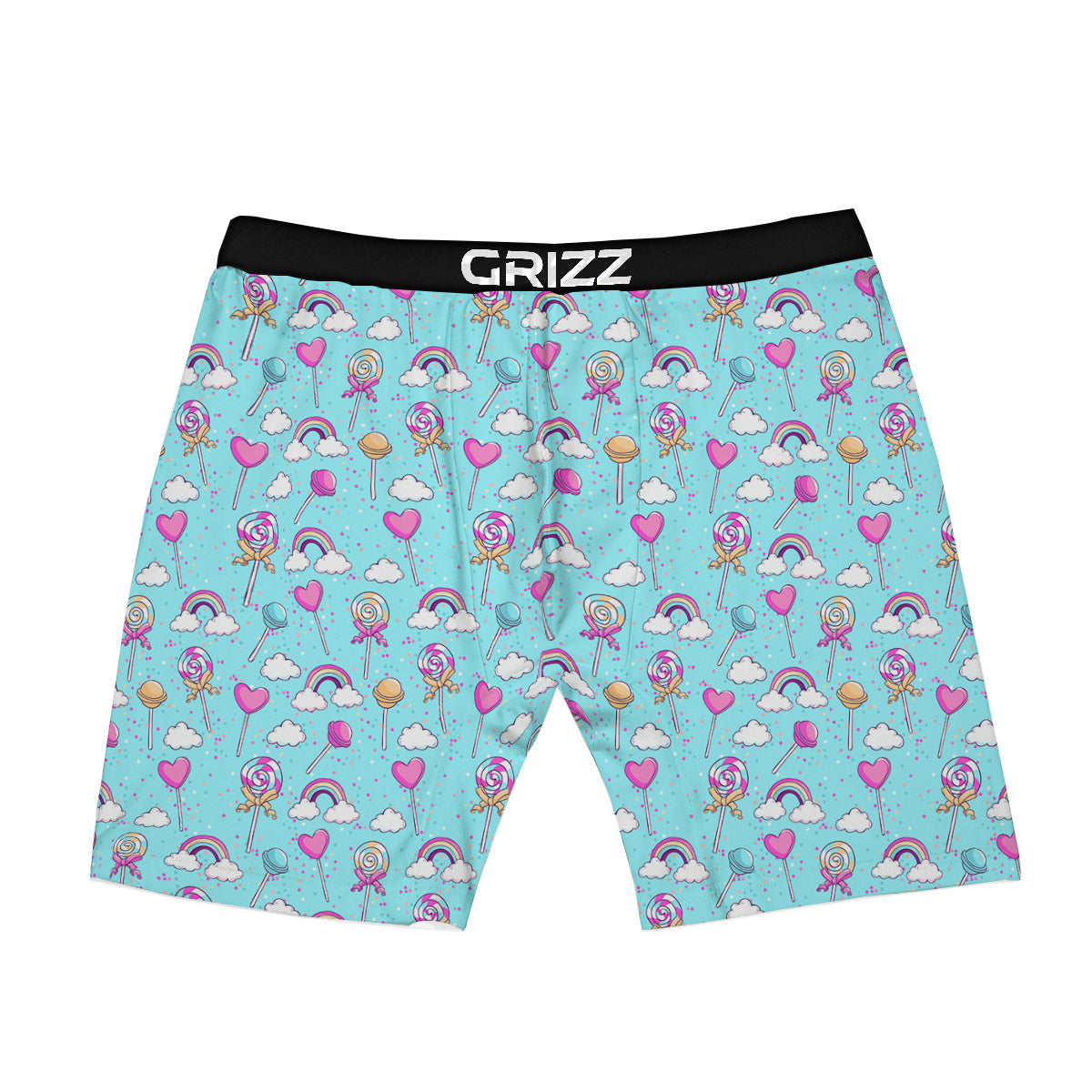 Lollipop Cute Print Pattern Boxer Briefs-grizzshop