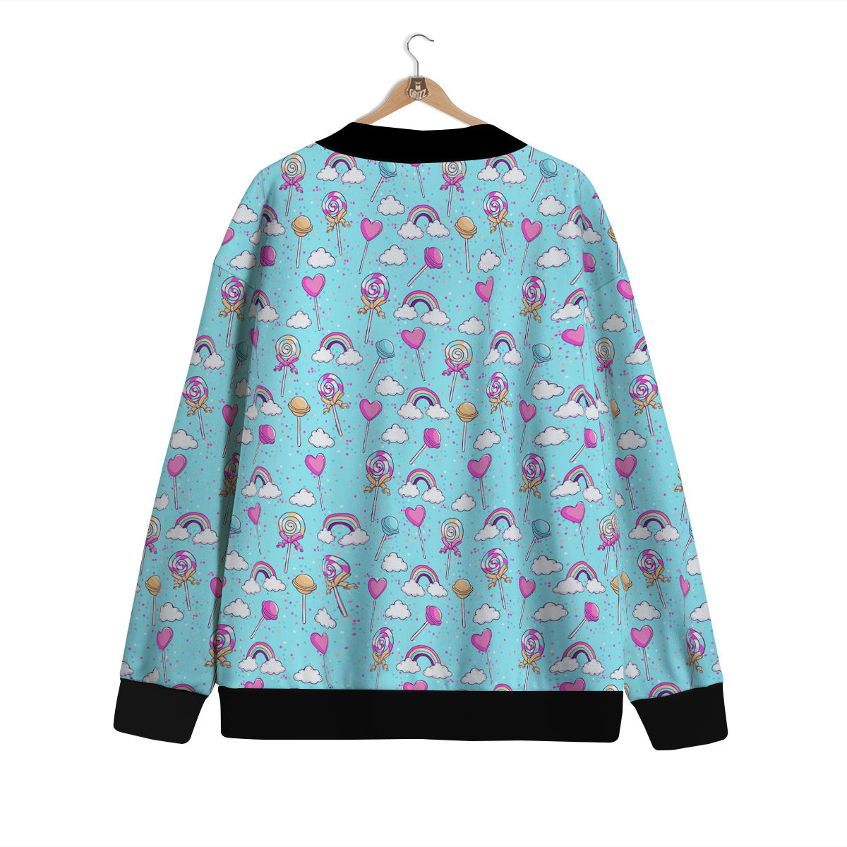 Lollipop Cute Print Pattern Cardigan-grizzshop