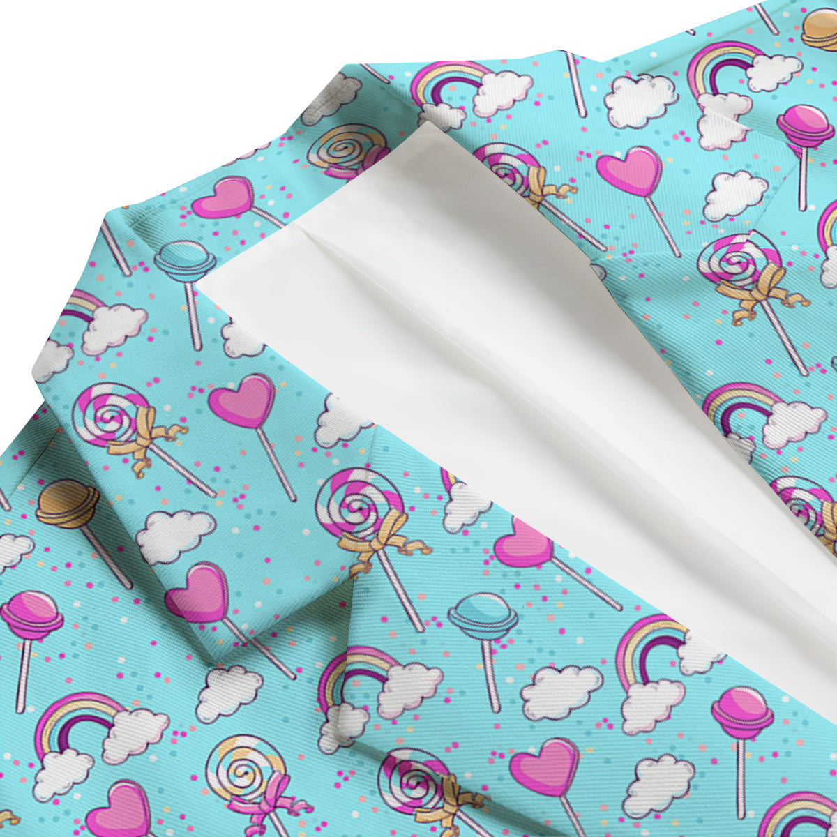 Lollipop Cute Print Pattern Men's Blazer-grizzshop