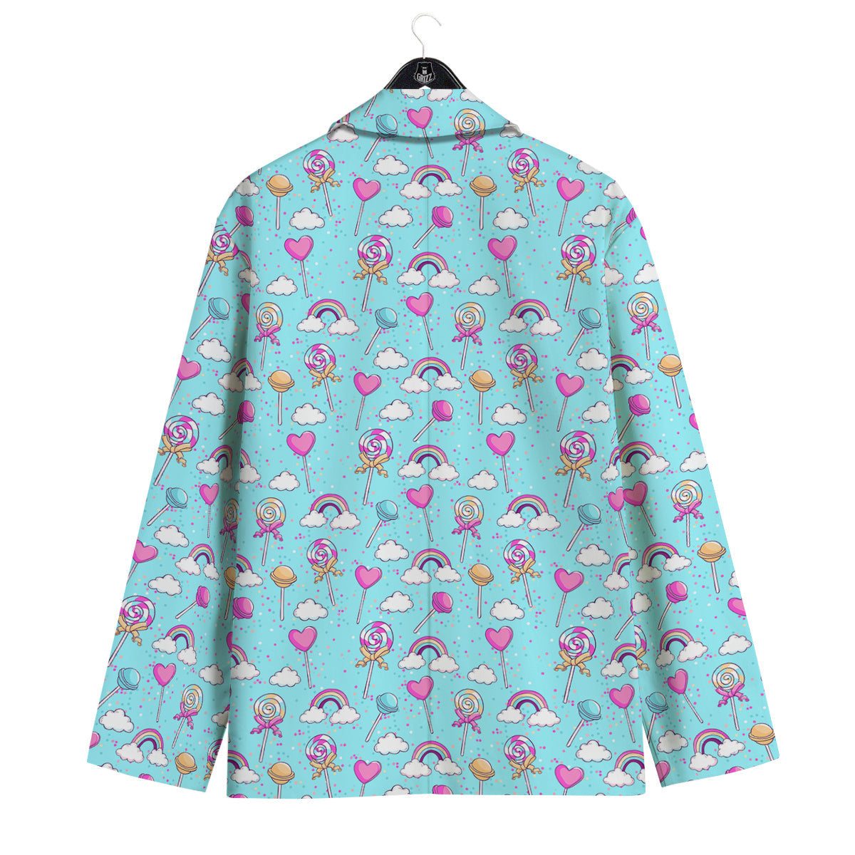 Lollipop Cute Print Pattern Men's Sport Coat-grizzshop