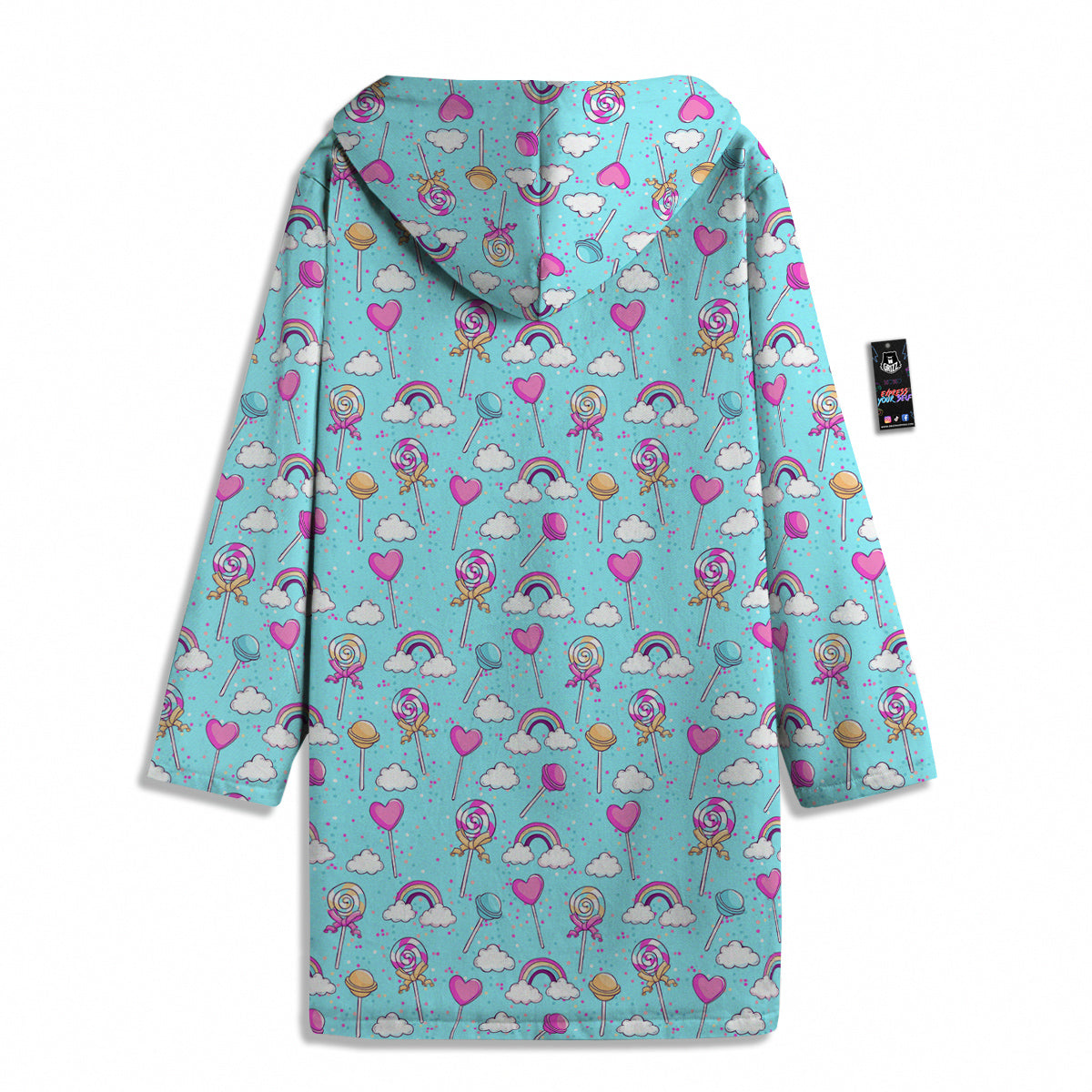 Lollipop Cute Print Pattern Men's Windbreaker Jacket-grizzshop
