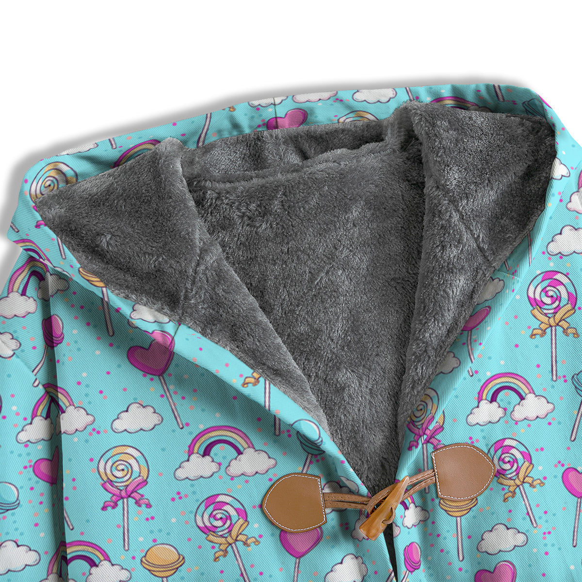 Lollipop Cute Print Pattern Men's Windbreaker Jacket-grizzshop