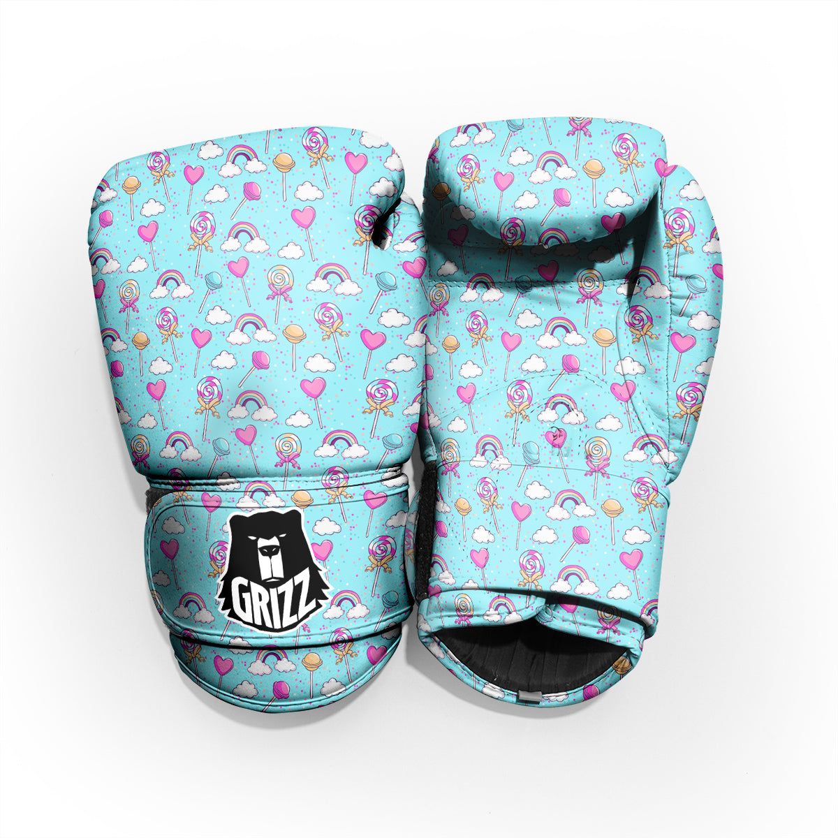 Lollipop Cute Print Pattern Pro Boxing Glove