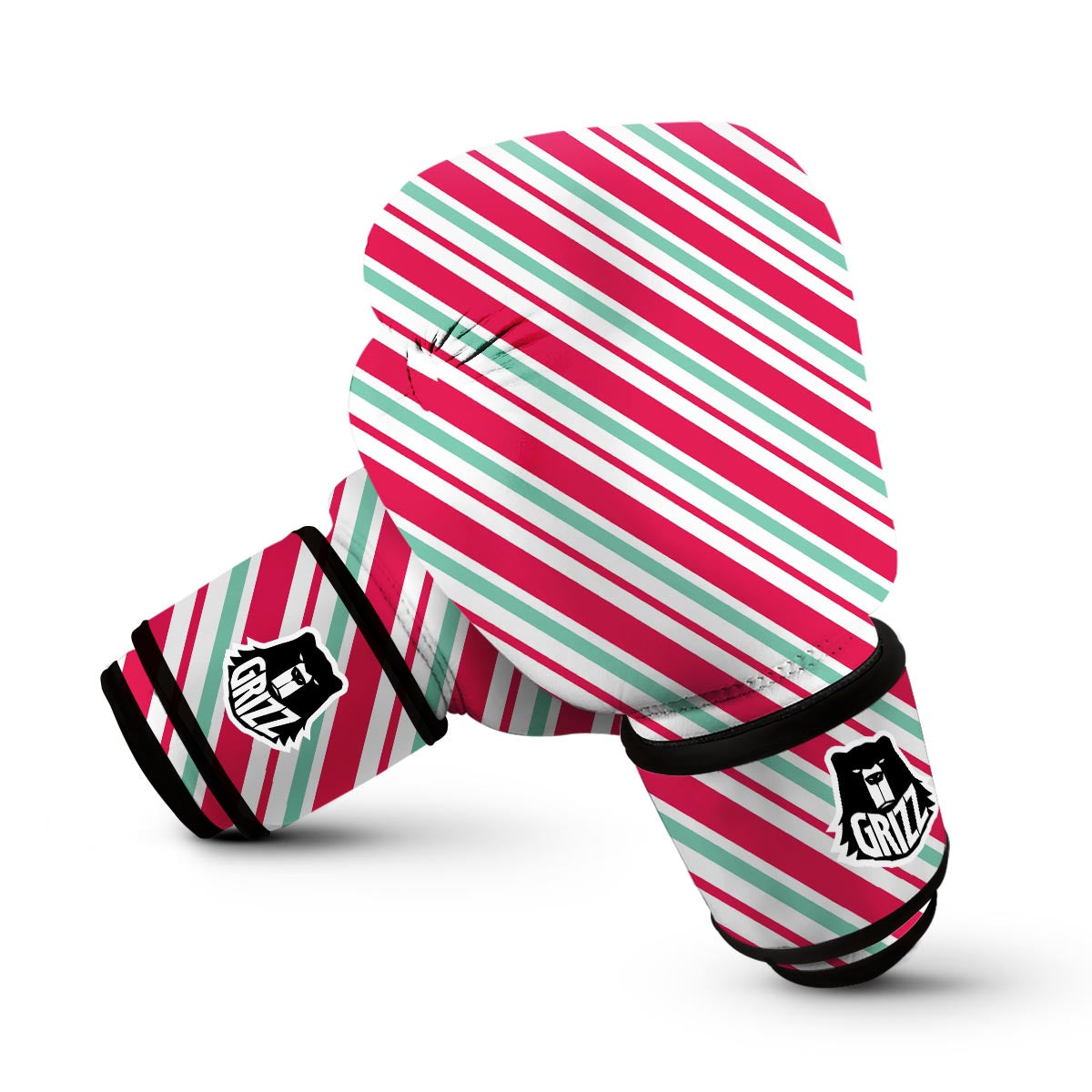 Lollipop Print Pattern Boxing Gloves-grizzshop