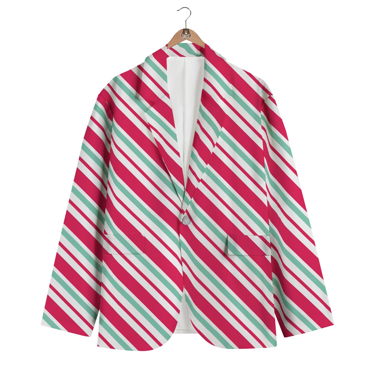 Lollipop Print Pattern Men's Blazer-grizzshop