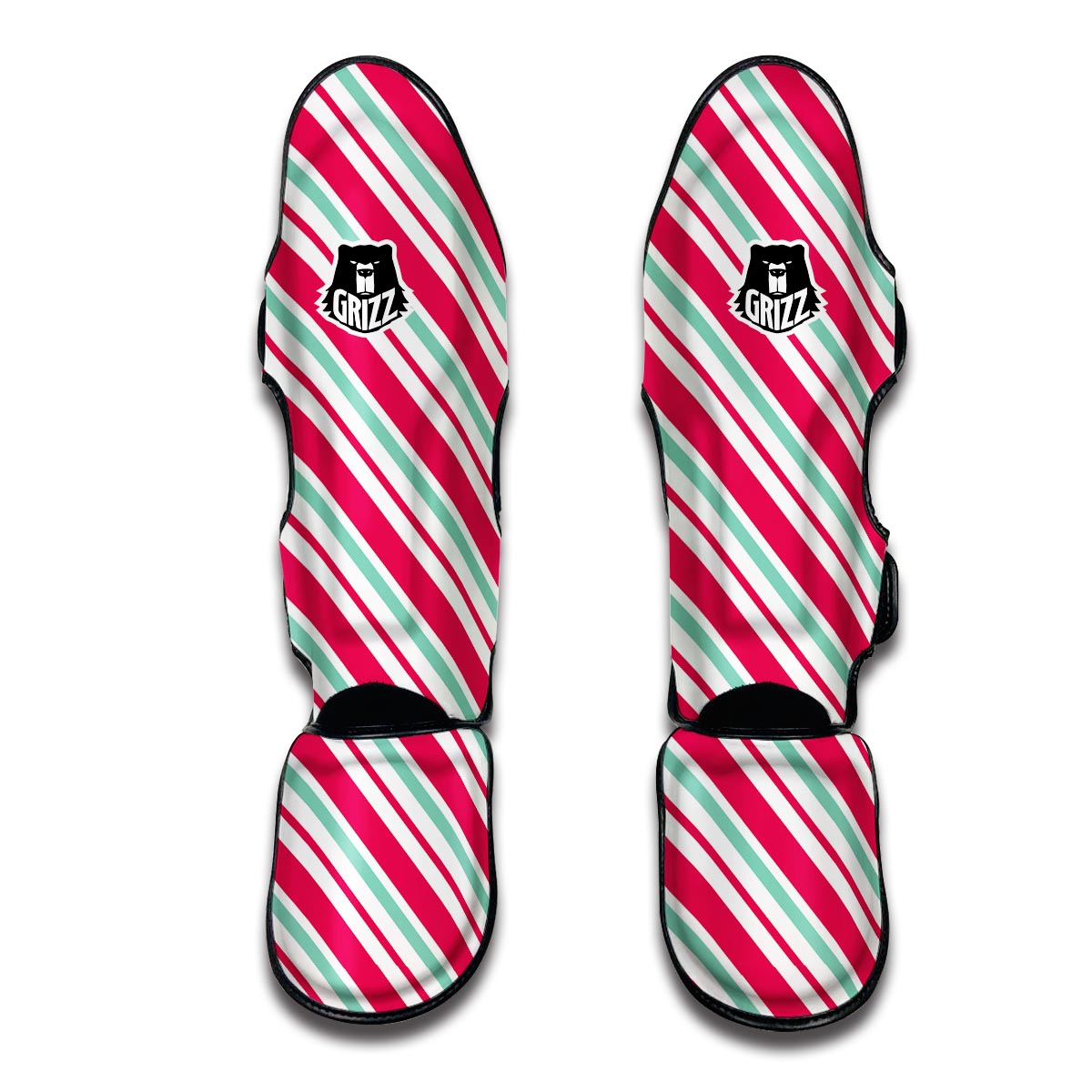 Lollipop Print Pattern Muay Thai Shin Guards-grizzshop