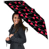 Lollipop Red Heart Print Pattern Umbrella-grizzshop