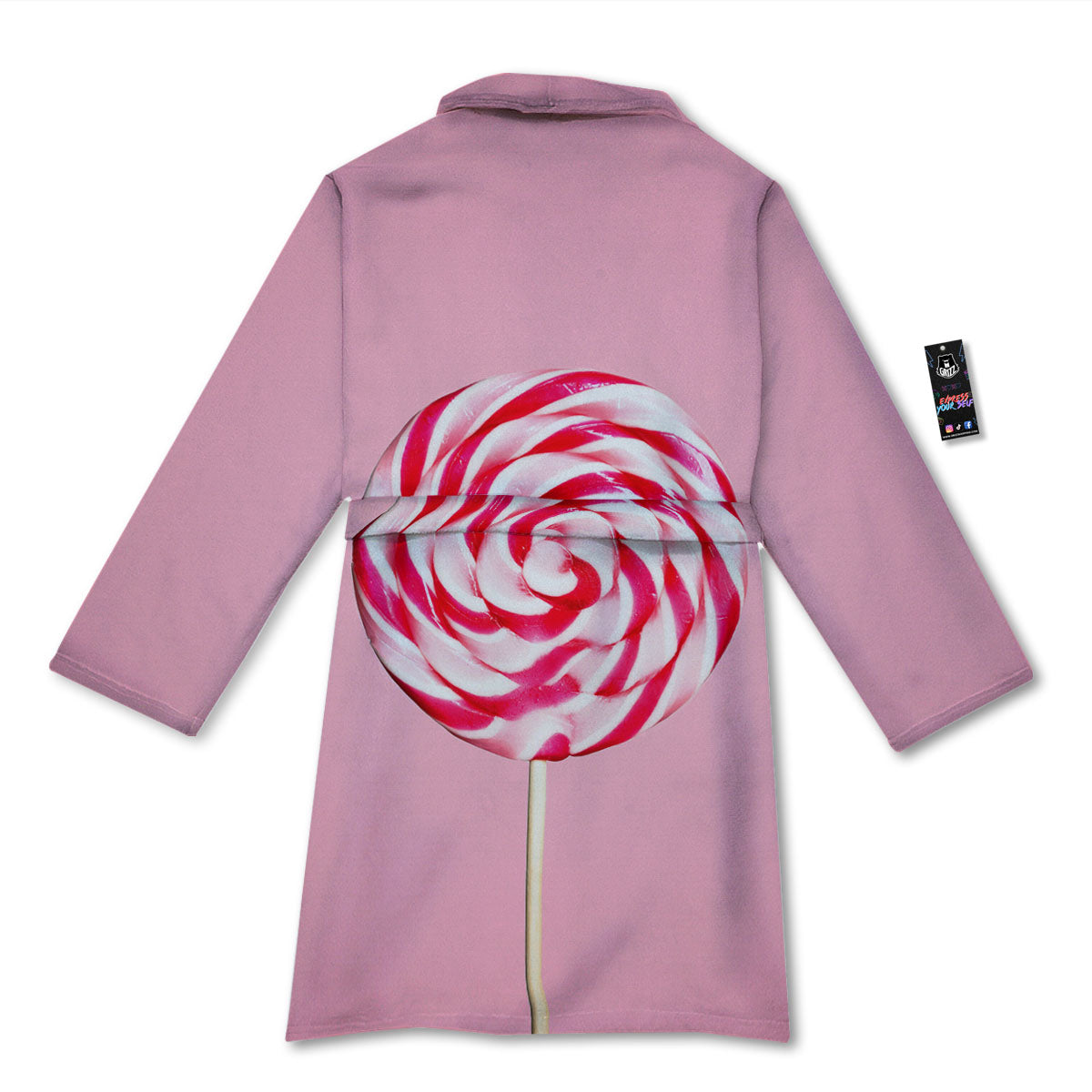 Lollipop Retro Print Bathrobe-grizzshop