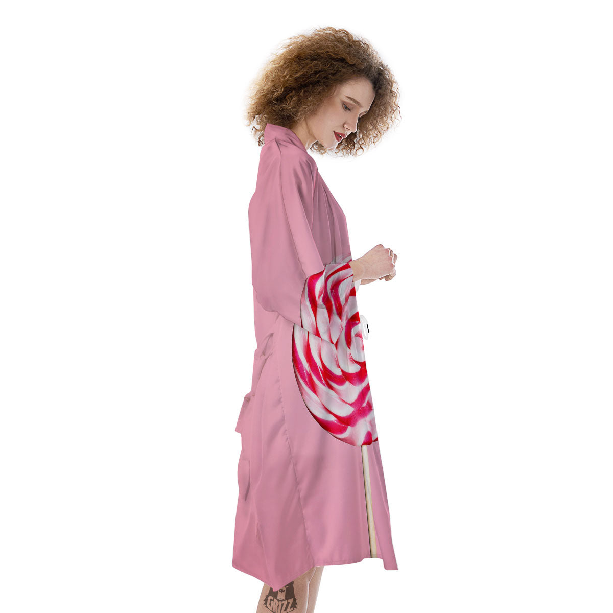 Lollipop Retro Print Kimono-grizzshop
