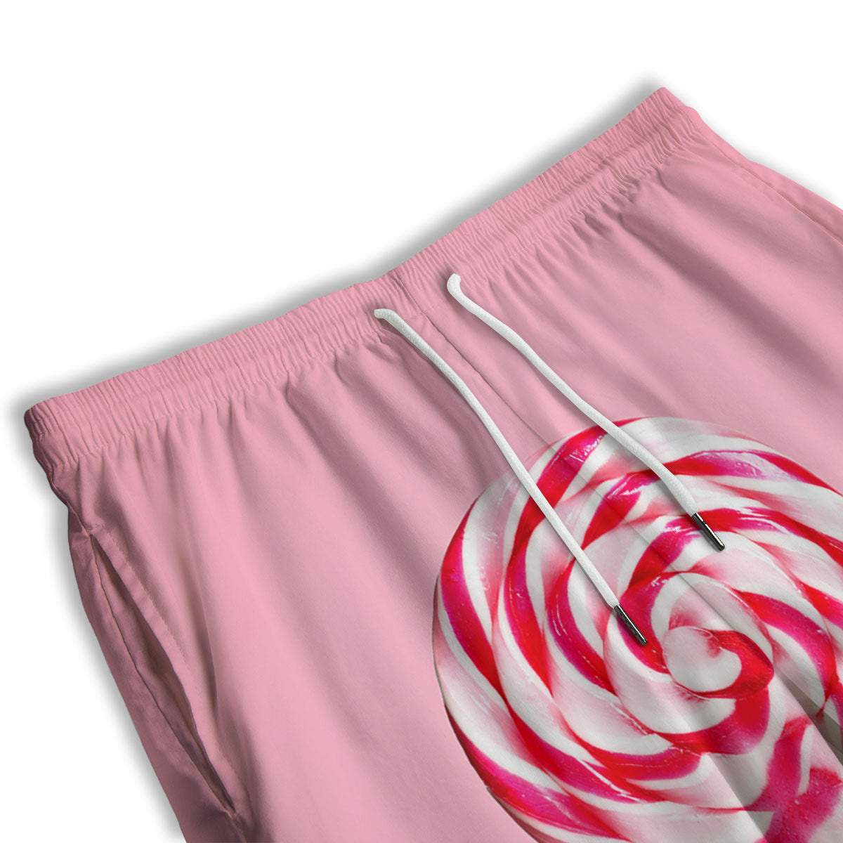 Lollipop Retro Print Men's Athletic Shorts