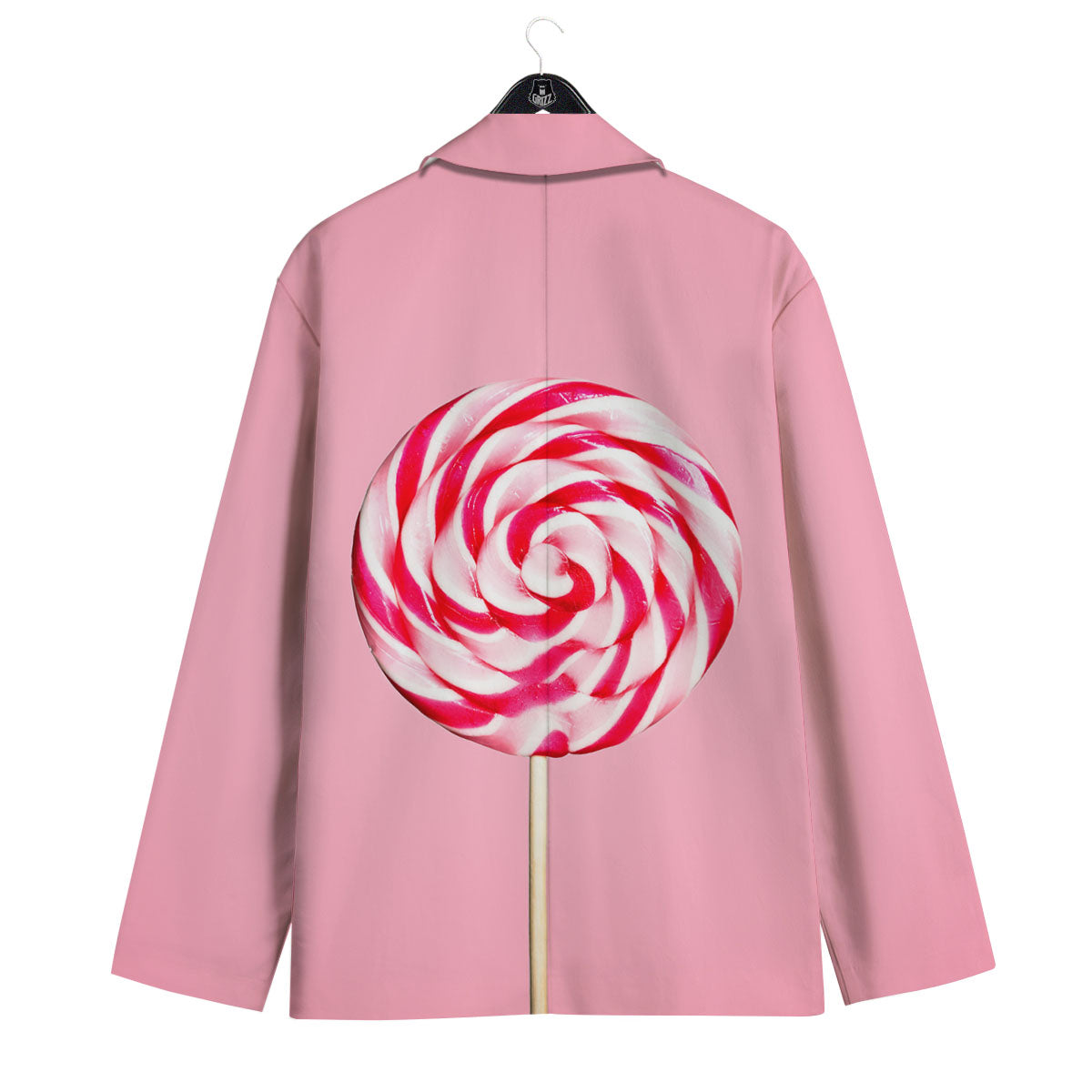 Lollipop Retro Print Men's Sport Coat-grizzshop