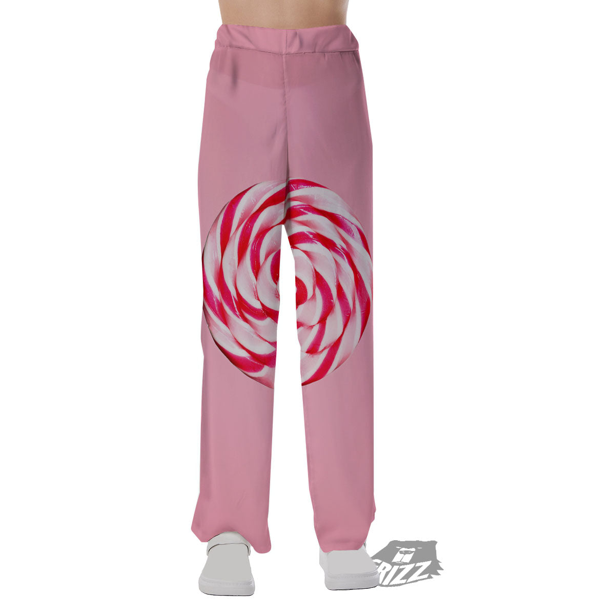 Lollipop Retro Print Pajama Pants-grizzshop