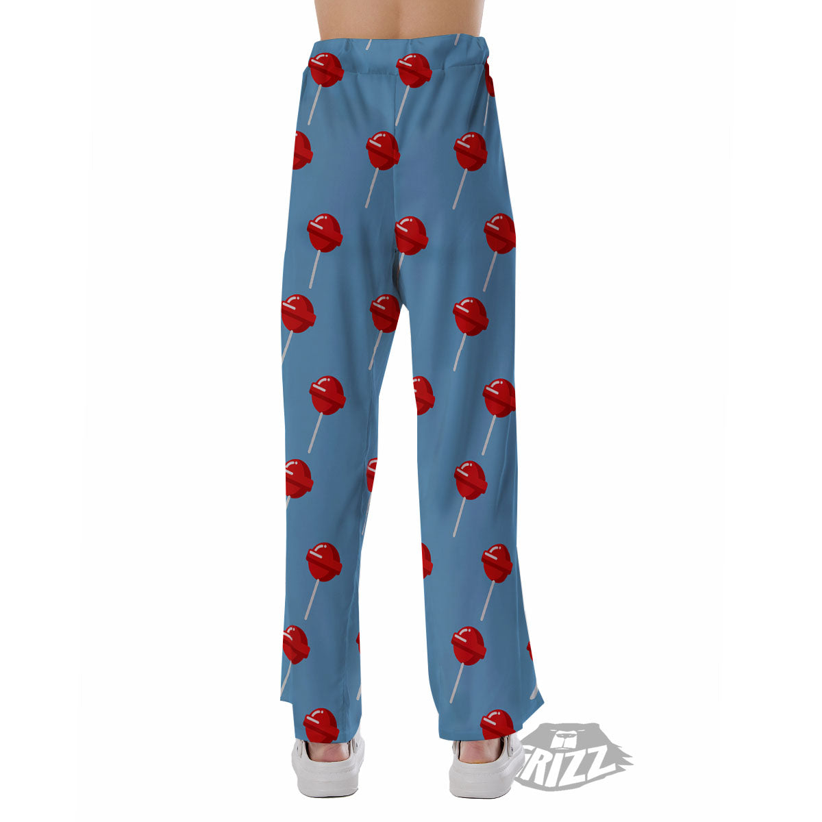 Lollipop Retro Print Pattern Pajama Pants-grizzshop