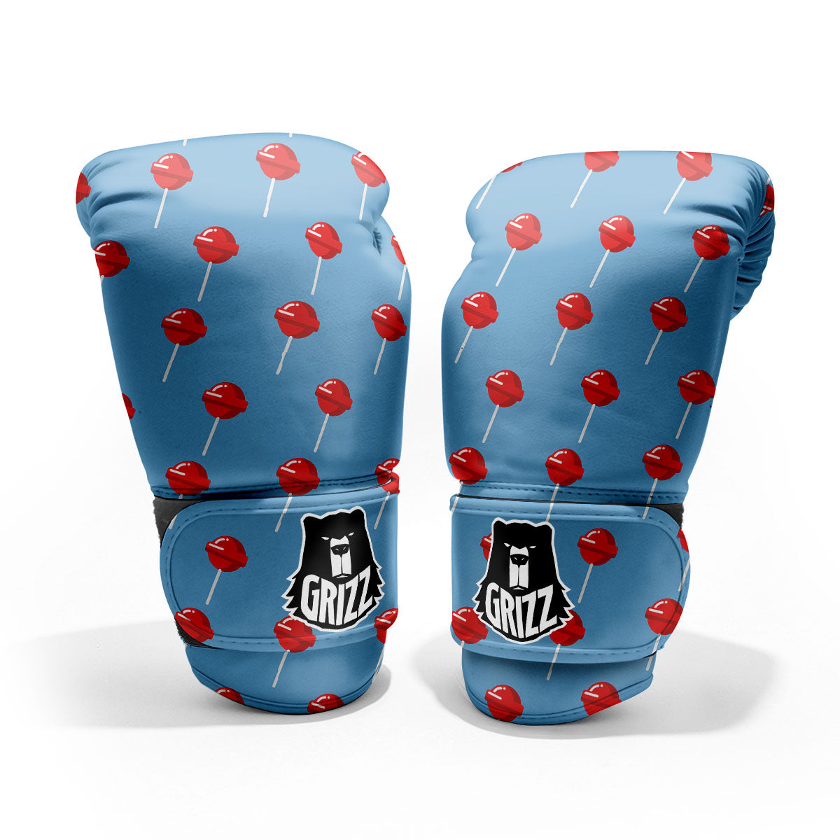 Lollipop Retro Print Pattern Pro Boxing Glove