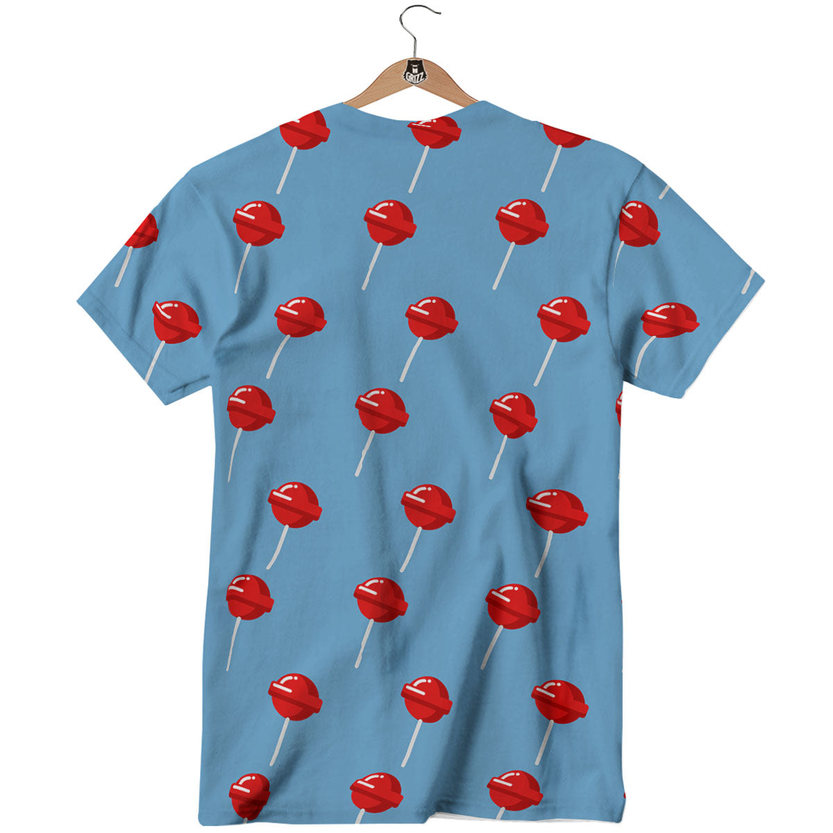 Lollipop Retro Print Pattern T-Shirt-grizzshop